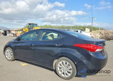 2013 Hyundai Elantra Gls from USA, damaged, VIN 5NPDH4AE2DH153984